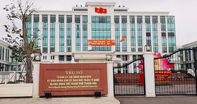 Trụ sở HĐND, UBND TP Thanh Hoá.