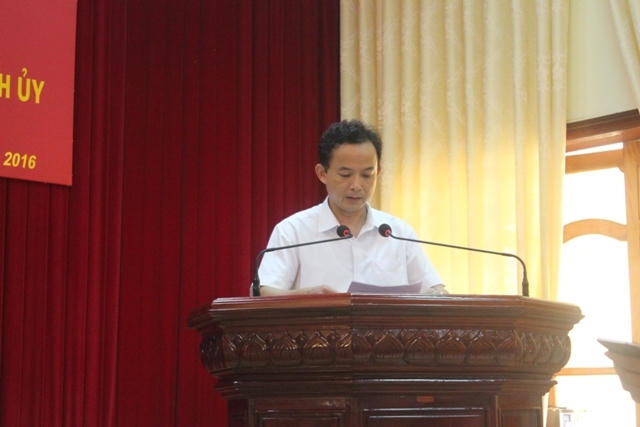 Lãnh đạo tỉnh Yên Bái thông tin vụ việc (ảnh Chu Lương)