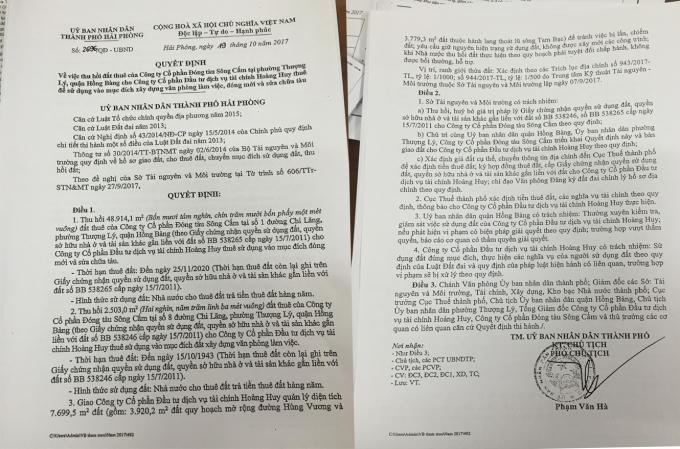 Quyết định 2696/QĐ-UBND ban hành 19/10/2017 của UBND TP Hải Phòng.