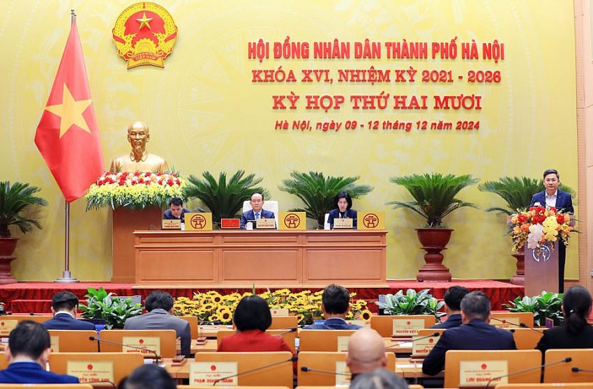 TP Hà Nội thông qua 25 chỉ tiêu phát triển kinh tế - xã hội năm 2025 (Ảnh báo Kinh tế đô thị).