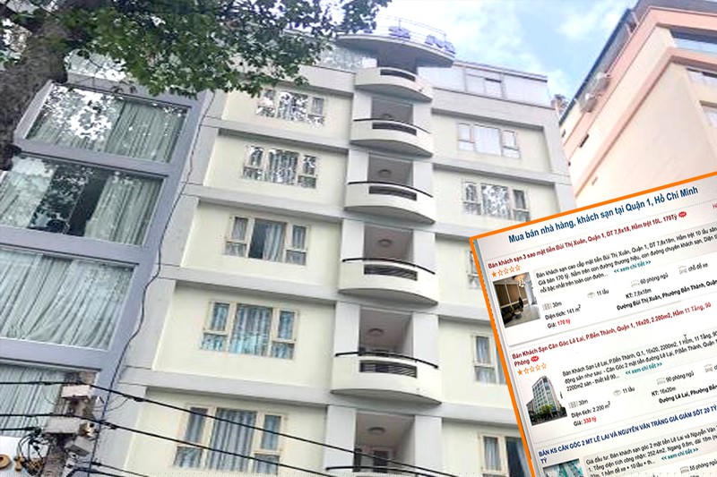 Hàng loạt khách sạn ở TP.HCM đang được rao bán - ảnh 1