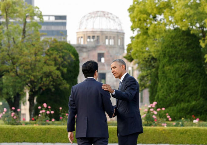 Ngày 27/5/2016, Tổng thống Barack Obama đã đến thăm Hiroshima, trở thành nguyên thủ Mỹ đầu tiên đến thăm thành phố của Nhật Bản từng bị Mỹ thả bom nguyên tử vào tháng 8/1945.