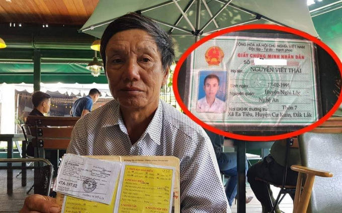 Ông Khiêm bức xúc về việc Thái mượn xe ô tô của mình rồi cầm đồ.