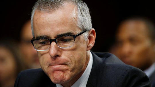 Ông Andrew McCabe xin từ chức. Ảnh: Reuters