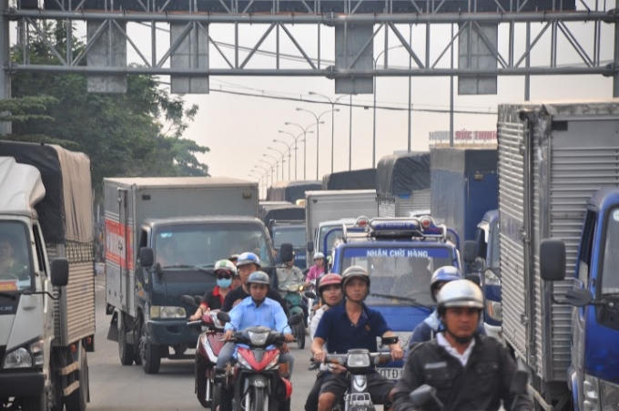 Vụ TNGT xảy ra vào giờ cao điểm.