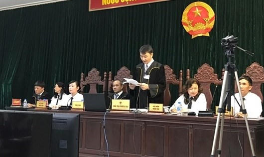 HĐXX TAND TP Hà Nội trong vụ Đại án kinh tế Oceanbank.