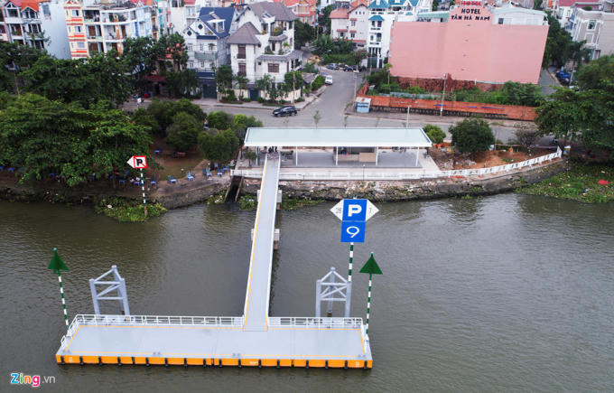 Bến Bình An (quận 2) cũng đã hoàn thành các hạng mục cơ bản. Cũng như các bến khác, các biển báo giao thông đường thủy được lắp đặt đầy đủ.