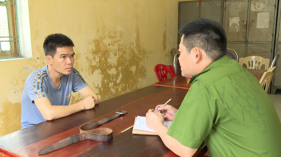 Trần Văn Luân tại cơ quan điều tra.
