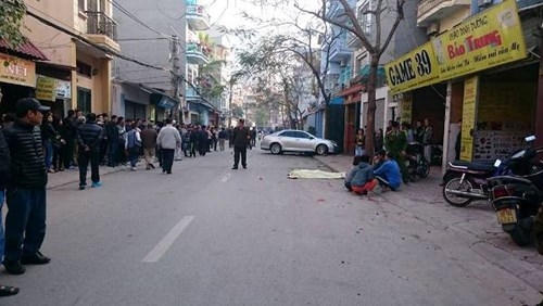 Hiện trường vụ TNGT nghiêm trọng.