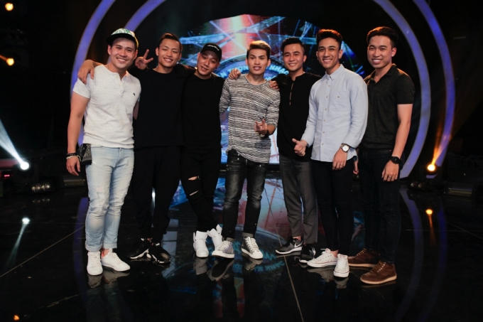 Quốc Thiên và top 12.