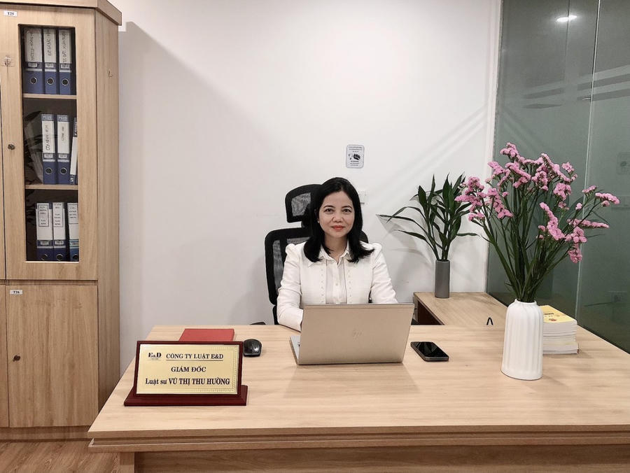 Luật sư Vũ Thị Thu Hường - Giám đốc Công ty Luật E&D, Đoàn Luật sư thành phố Hà Nội.
