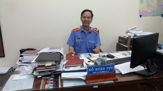 Ông Đỗ Xuân Tựu - Phó vụ Trưởng vụ Thực hành quyền công tố, Kiểm sát xét xử Hình sự VKSNDTC.