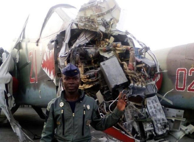 Hai chiếc Su-25 gây sự bị phá hỏng.