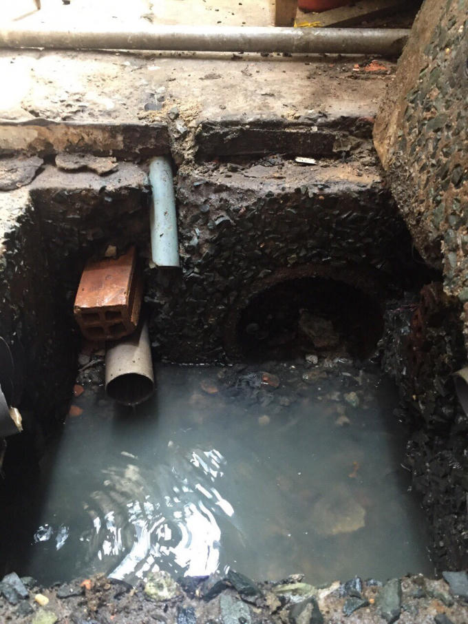 Cống thoát nước của các hộ dân sẽ bị ảnh hưởng