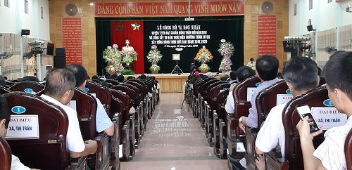 Toàn ảnh Lễ Công bố và công nhận huyện Ý Yên đạt chuẩn Nông thôn mới