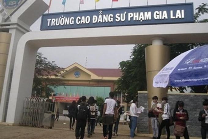 Trường Cao đẳng sư phạm Gia Lai nâng điểm chuẩn lên cao để đánh trượt thí sinh. Ảnh: Báo Gia Lai.