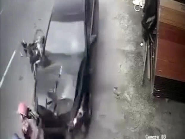 Ôtô ông Phương gây ra vụ tai nạn