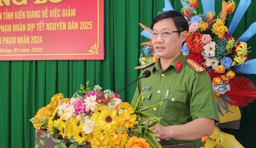 Thượng tá Quảng Quốc Huy - Giám thị Trại Tạm giam Công an tỉnh Kiên Giang