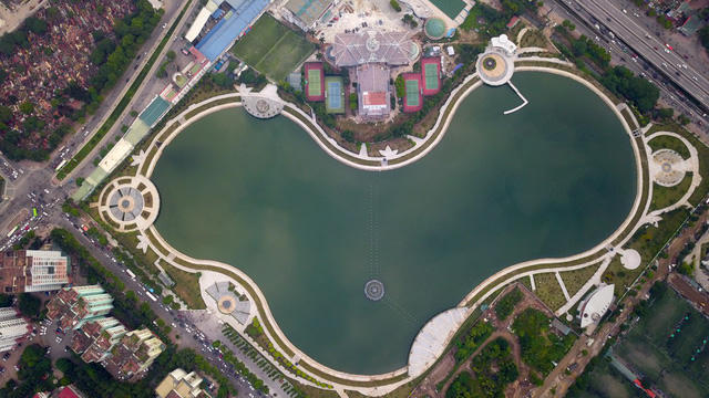 Công trình được khởi công vào tháng 5/2016, dự kiến hoàn thành sau khoảng 1 năm. Tuy nhiên, đến nay công công trình mới hoàn thiện và chính thức mở cửa phục vụ nhân dân.