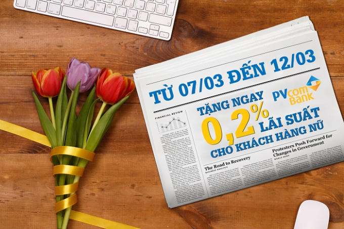 PVCombank dành nhiều ưu đãi cho khách hàng nữ dịp 8/3