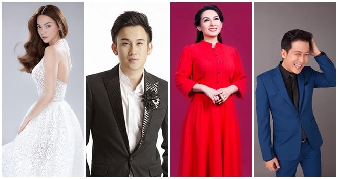 Nhiều nghệ sỹ nỏi tiếng xuất hiện trong đêm nhach của Mr Đàm.