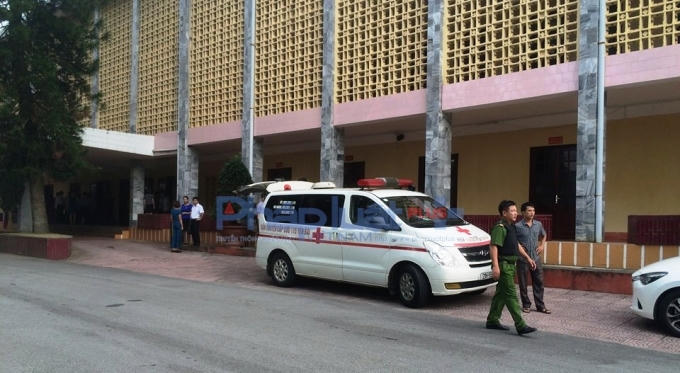 Hiện trường nơi xảy ra vụ việc. Ảnh T.H