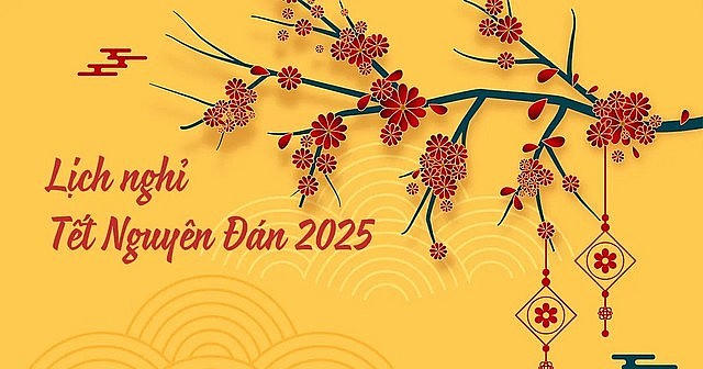 Bộ Nội vụ thống nhất nghỉ Tết Ất Tỵ 9 ngày. (Ảnh minh họa)