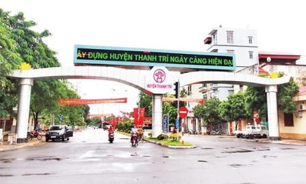 Huyện Thanh Trì đạt chuẩn nông thôn mới nâng cao. (Ảnh minh họa: xaydung.gov.vn)