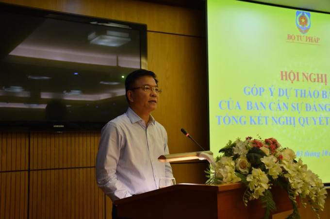 Bộ trưởng Lê Thành Long kết luận Hội nghị