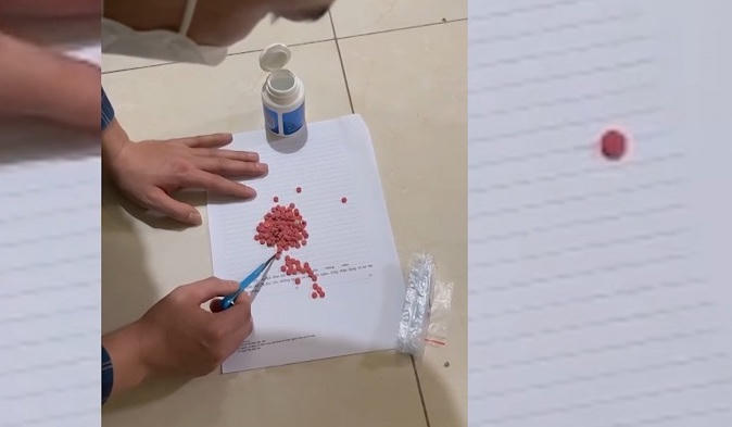 Tang vật vụ án.