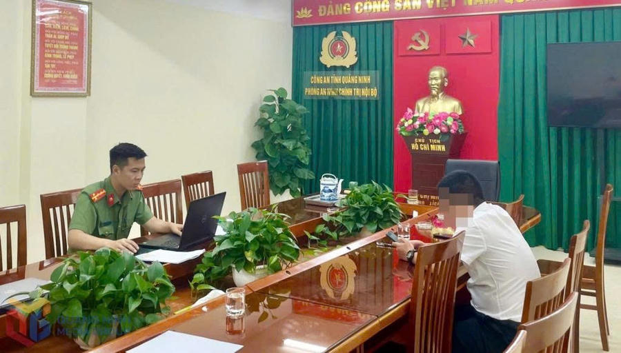 Công an tỉnh Quảng Ninh lập biên bản xử phạt một trong 8 trường hợp.