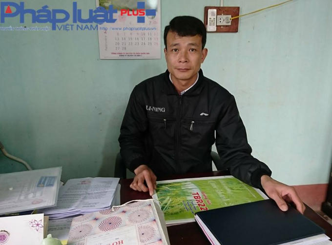 Ông Hà Xuân Tiệp - Chủ tịch UBND xã Tứ Quận (Ảnh: Tiến Vũ)