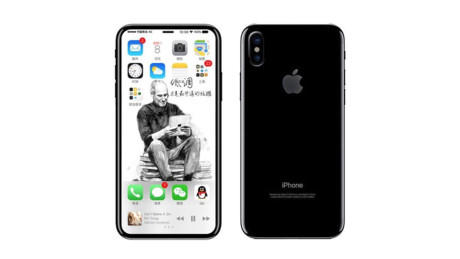 Hình ảnh dự đoán về chiếc iPhone chuẩn bị ra mắt.