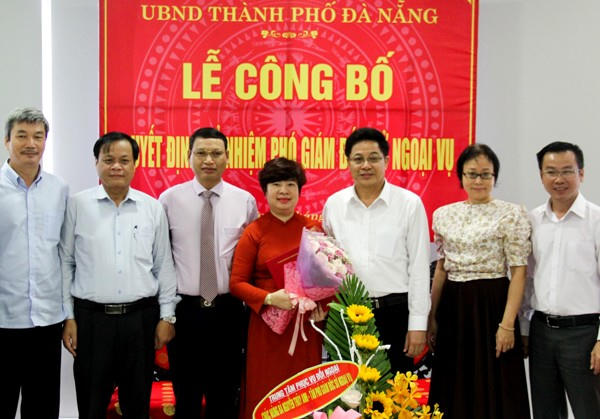 Bà Nguyễn Thúy Anh được bổ nhiệm Phó Giám đốc Sở Ngoại vụ TP Đà Nẵng.