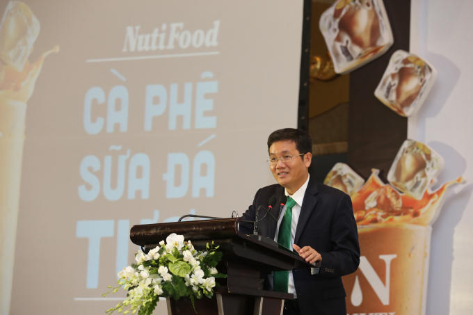 Ông Trần Thanh Hải chia sẻ khát vọng mang văn hóa cà phê sữa đá Việt ra thế giới với sản phẩm Nuticafé.
