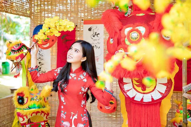 Tuyết Nga hy vọng năm mới sẽ có nhiều niềm vui, hạnh phúc hơn. (Ảnh: Phan Đức Duy)