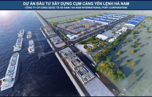 Sẽ xây cụm cảng Yên Lệnh - Hà Nam tại bãi sông Hồng