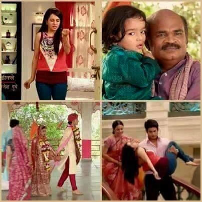 Sanchi tự tủ còn Jagdish đám cưới với Ganga bất chấp sự phản đối của mọi người. Người ủng hộ và trao quà cưới cho cả 2 trong đám cưới chỉ có bố của Jagdish - ông Bhairon. Ảnh: Internet