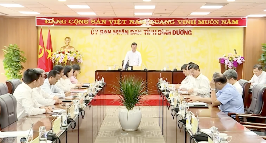 Ông Võ Văn Minh - Chủ tịch UBND tỉnh Bình Dương đề nghị các cấp tập trung vào 3 công trình trọng điểm Vành đai 3, Vành đai 4 và đường cao tốc TP. Hồ Chí Minh - Thủ Dầu Một – Chơn Thành.