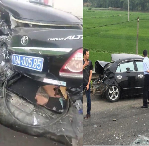 Hiện trường vụ tai nạn. (Ảnh: Fb)