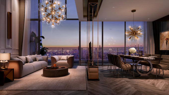 Về sản phẩm, phân khu Diamond Riverside có đến 1.020 căn hộ, đa dạng về loại hình, trong đó căn hộ tiêu chuẩn 1-2-3 phòng ngủ có diện tích từ 49 - 95m2.