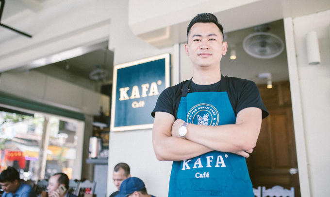 Kafa Café hướng tới việc xây dựng thương hiệu bài bản ngay từ ban đầu.