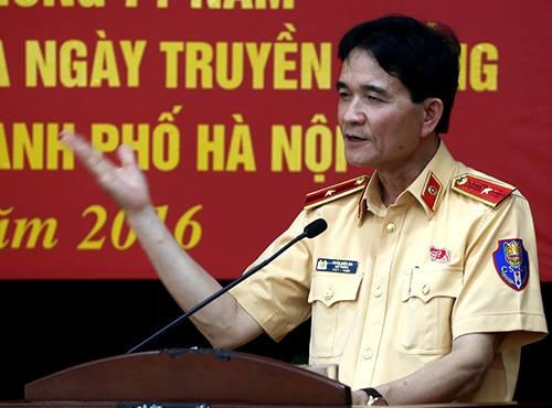 Thiếu tướng Trần Sơn Hà, Cục trưởng Cảnh sát giao thông. Ảnh: Bá Đô/VNExpress.net.