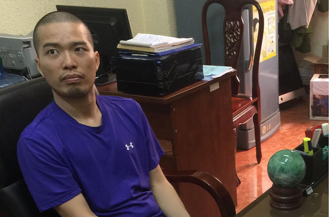 Nghi can Nguyễn Minh Đạt, đối tượng cầm đầu đường dây ẢNH: CTV