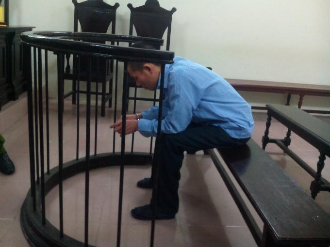 Bị cáo Đảm trước vành móng ngựa