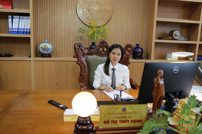 Chánh án TAND Khu vực 4 Đỗ Thị Thuý Hạnh.