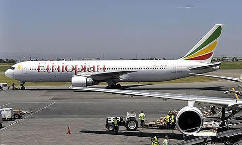 Một chiếc Boeing 737 của hãng Ethiopian Airlines.