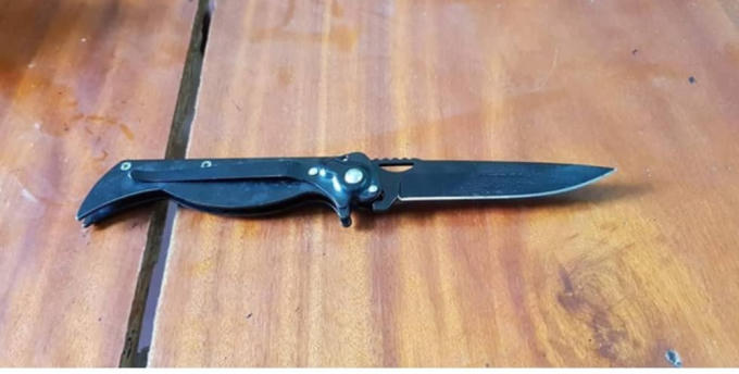 Hung khí đối tượng Hoài dùng để đâm nạn nhân.
