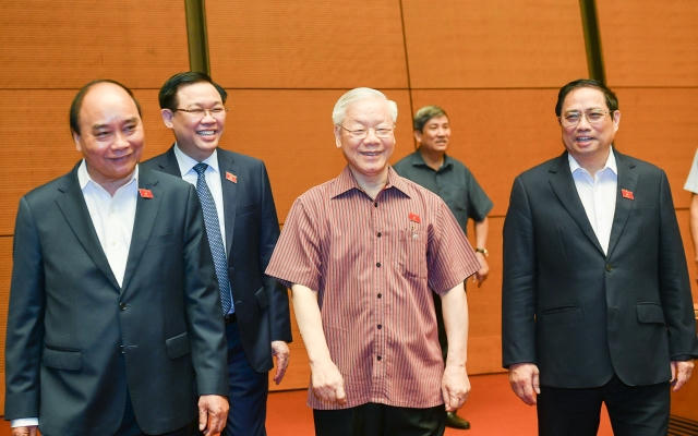 Chùm ảnh: Bên lề phiên thảo luận về một số nội dung còn ý kiến khác nhau của dự án Luật Cảnh sát cơ động