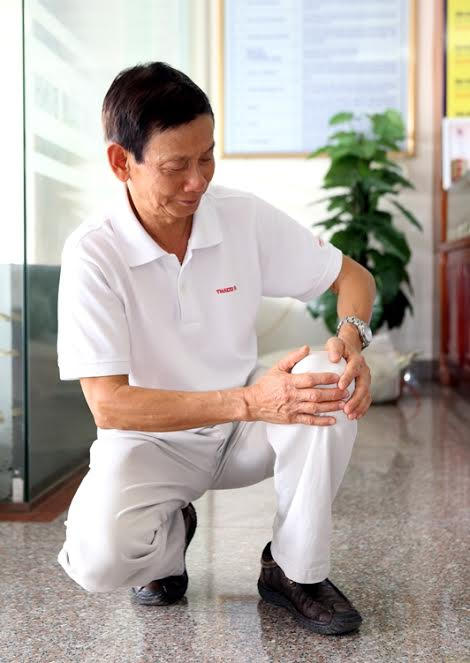 Khớp gối của ông đã hoàn toàn khỏe mạnh chỉ sau 4 tháng dùng Viên khớp Tâm Bình